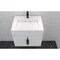 Castello Usa Nile 24-inch White Vanity Set with White Top and Black Handles CB-MC-24W-BL-2053-WH - alternate 6